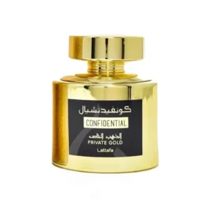 An Elite Fragrance Confidential Private Gold EDP Perfume by Lattafa