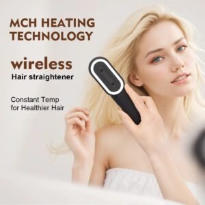 Portable Wireless Hair Straightening Comb Home Styling Hair Straightener