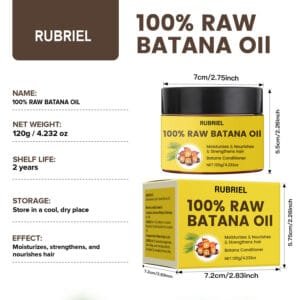 Raw Material Batana Oil 120g Moisturizing Repair