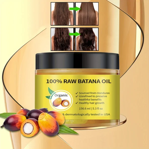 Organic Batana Oil Moisturizing and smoothing Hair Repair frizzy Hair