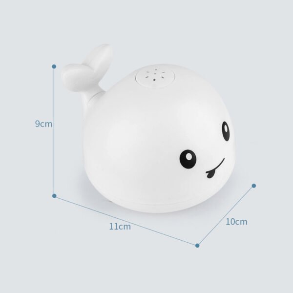 New Baby Bathroom Bath Electric Induction Whale Spray Small Toy - Image 3
