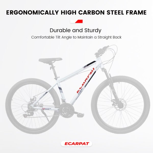 A27366 27 Inch Mountain Bike 21 Speed, Suspension Fork, Aluminum Frame Disc Brake, Mountain Biking For Both Men And Women. - Image 7