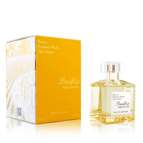 Barakkat Aqua Aevum Eau De Parfum By Fragrance World 100ml 3.4 fl oz - Image 3