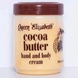 QUEEN ELIZABETH COCO BUTTER HAND,FACE AND BODY JAR CREAM 16.90 FLOZ...