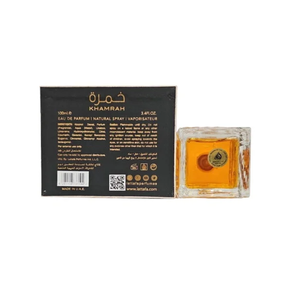 Lattafa Khamrah Eau De Parfum Unisex 100 Ml - Image 3