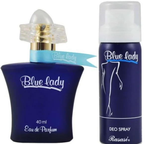 BLUE LADY RASASI EAU DE PARFUM 1.3FL.OZ. WITH 1.6FL.OZ. DEODORANT WOMEN PERFUME - Image 3