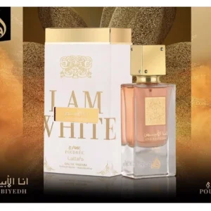 I Am White Poudree EDP Perfume By Lattafa🥇Newest Release Amazing Fragrance🥇