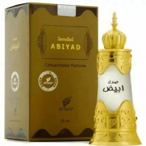 Sandal Abiyad Afnan Concentrated Oil Perfume 20mL UAE Original Attar Itr