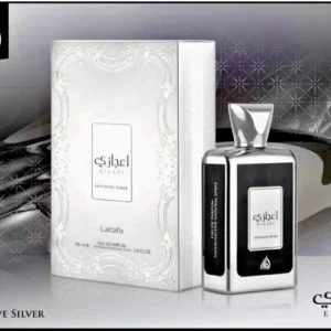 Ejaazi Intensive Silver by Lattafa 3.4 oz EDP Perfume Cologne Unisex New in Box