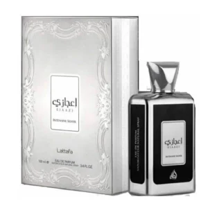 Ejaazi Intensive Silver by Lattafa 3.4 oz EDP Perfume Cologne Unisex New in Box