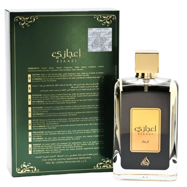 Ejaazi Intensive Silver by Lattafa 3.4 oz EDP Perfume Cologne Unisex New in Box - Image 4