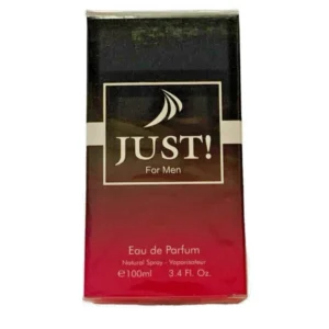 JUST! For Men Eau de Parfum Natural Spray - Vaporisateur e100ml 3.4 Fl. Oz.