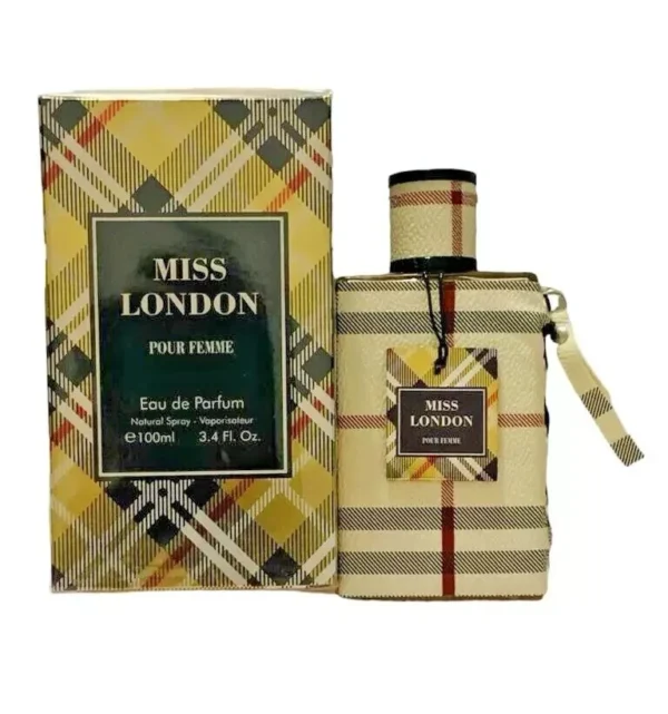 MISS LONDON POUR FEMME Eau de Parfum Natural Sproy - Voporisateur e100ml 3.4 Fl.