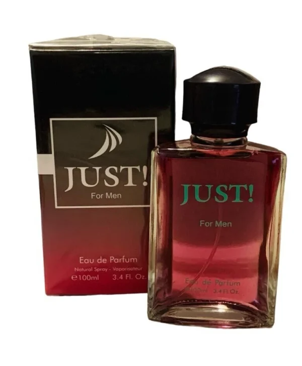 JUST! For Men Eau de Parfum Natural Spray - Vaporisateur e100ml 3.4 Fl. Oz.