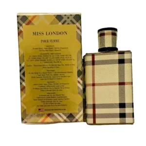 MISS LONDON POUR FEMME Eau de Parfum Natural Sproy - Voporisateur e100ml 3.4 Fl.