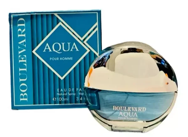 BOULEVARD AQUA POUR HOMME EAU DE PAI Natural Spray-Vop e100ml 3.41 BOULEVARD AQU