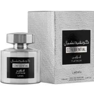 Confidential Platinum EDP Perfume By Lattafa 100 ML🥇Special Unisex Fragrance
