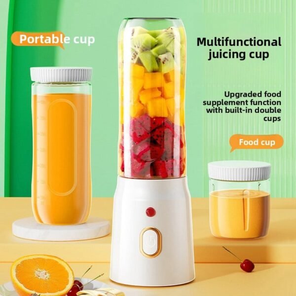 Portable Mini Blender Electric Juicer Cup Multi Functional Fruit Mixer for Home Use - Image 2